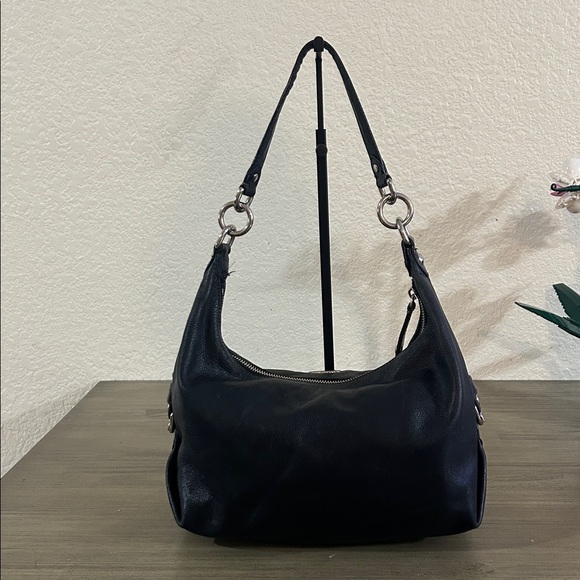 Y2K Coach Madison Hailey BlackLeather Hobo Bag -14304 - Picture 2 of 11